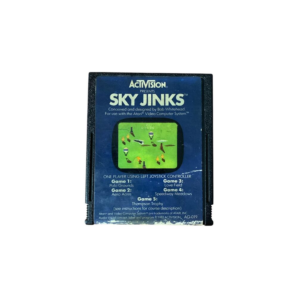 Sky Jinks 1982 (Atari 2600) - TESTED - Cartridge Only